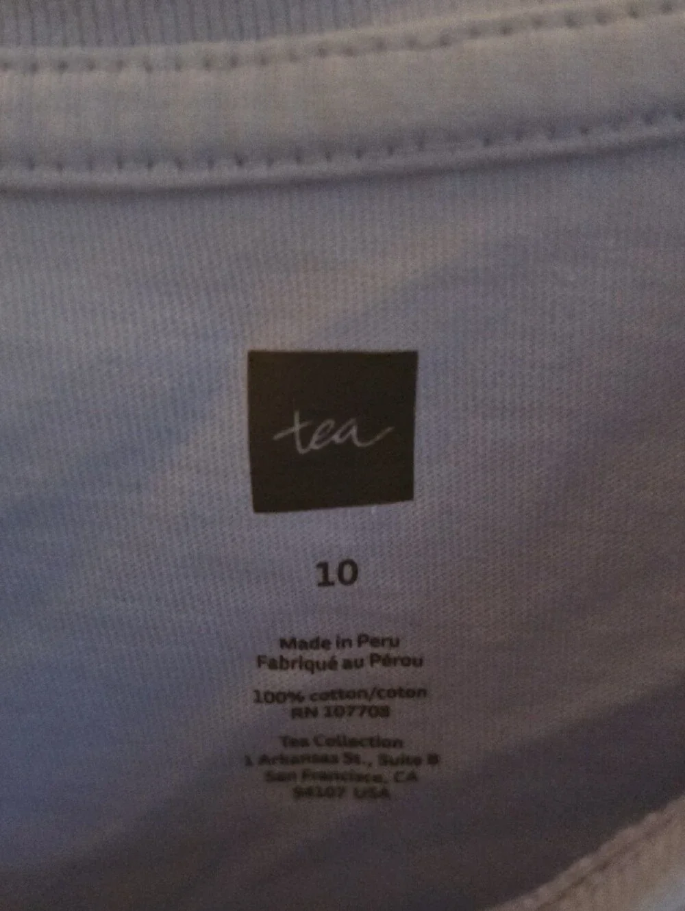 Tea Collection Light Purple Tee with Pink Kangaroo Print
